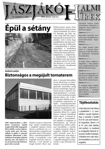 J&aacute;szj&aacute;k&oacute;halmi h&iacute;rek c&iacute;mlapja