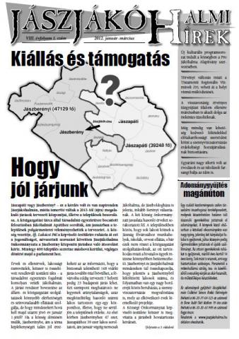 J&aacute;szj&aacute;k&oacute;halmi h&iacute;rek c&iacute;mlapja