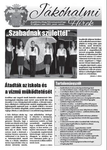 J&aacute;k&oacute;halmi h&iacute;rek c&iacute;mlapja